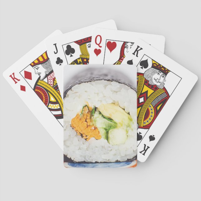 Baralho Pó de sushi Peixe e arroz (Verso)