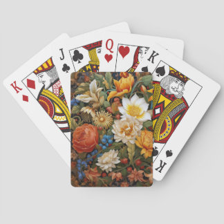 Baralho POKER CARDS - Colorful Floral Design