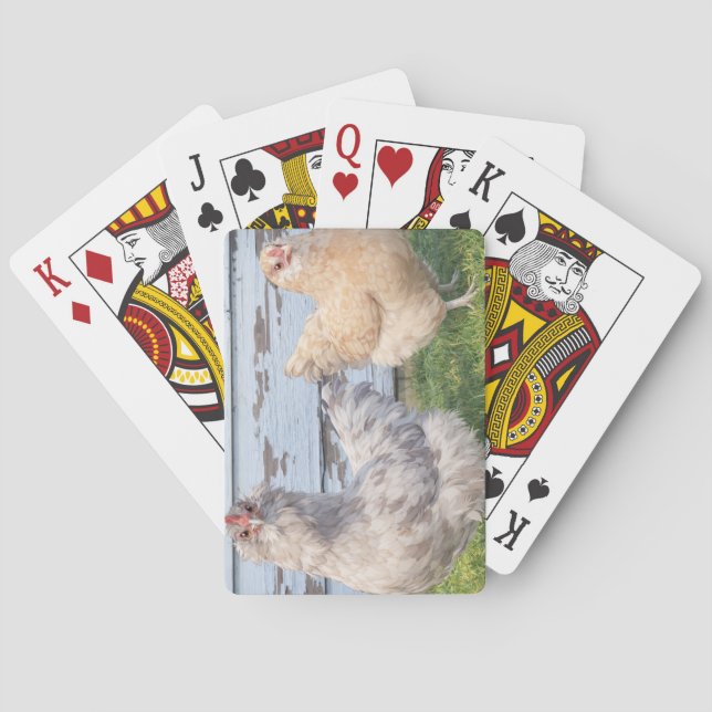 Baralho Poker Cards – Two Chickens Cute Farm Play (Verso)