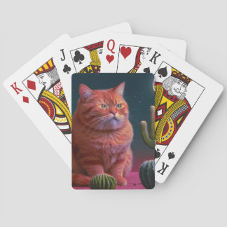 Baralho Poker de Cartão para Amantes de Gato