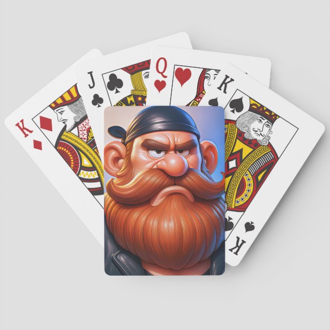 Baralho Poker Deck Tough Face (Verso)