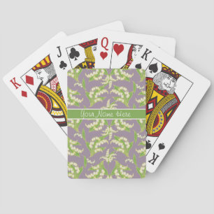 Baralho Poker Playing Cards: Lilies of the Valley, Mauve