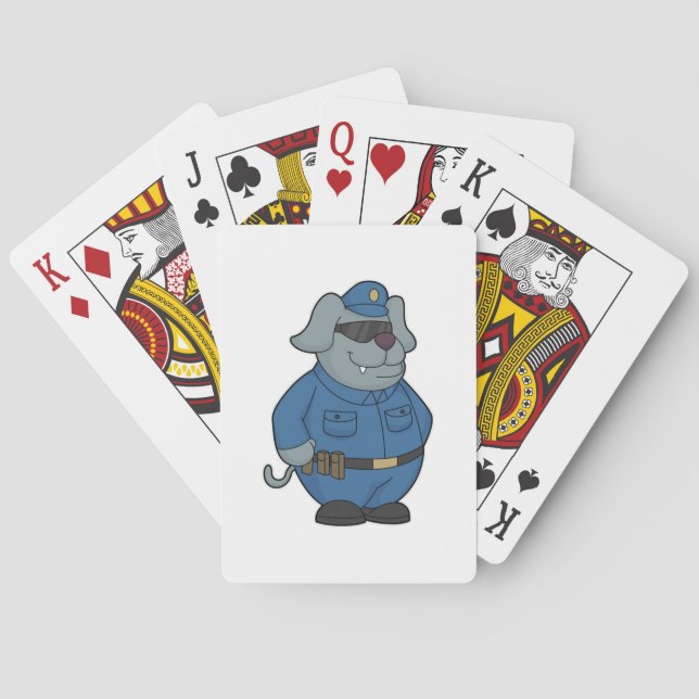 Baralho Policial Canino Polícia (Verso)