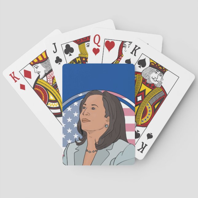 Baralho Política Kamala Harris (Verso)