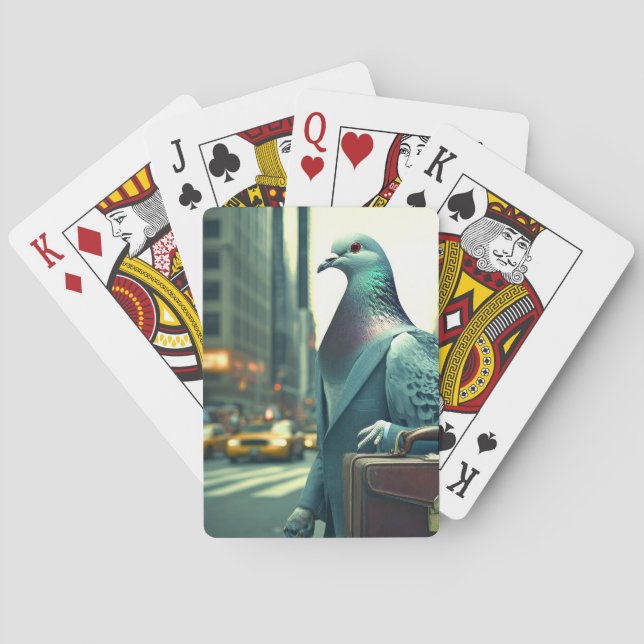 Baralho Pombo Ao Escritório (Verso)
