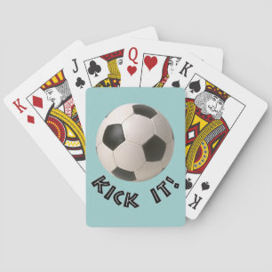 Baralho pontapé do esporte de 3D Soccerball ele
