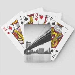Baralho Ponte de Manhattan e skyline, New York, E.U.