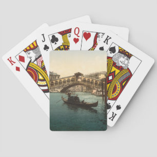 Baralho Ponte de Rialto mim, Veneza, Italia