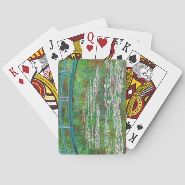 Baralho Ponte Japonesa, 1899, por Claude Monet (Verso)