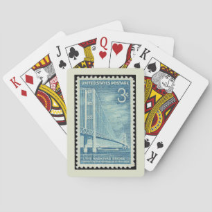 Baralho Ponte Mackinac 1958 Carimbo