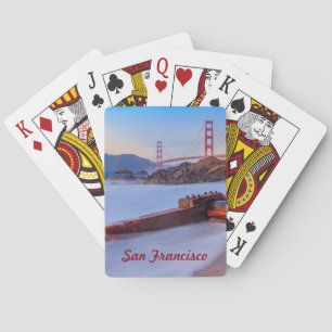 Baralho Ponte ouro-Portão em São Francisco, Baker Beach