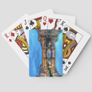 Baralho Ponte vecchio em Florença, Itália