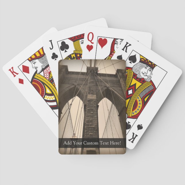 Baralho Ponte Vintage Sepia Brooklyn (Verso)