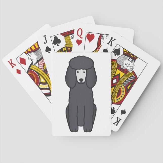 Baralho Poodle Dog Cartoon (Verso)
