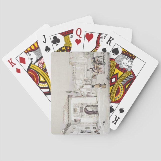 Baralho Porta da videira (Puerta del Vino), 'dos esboços (Verso)