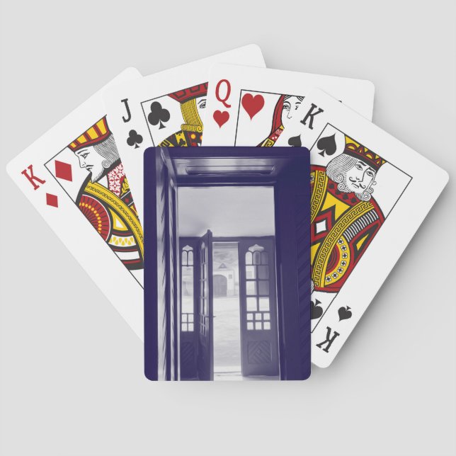 Baralho Portas azuis (Verso)