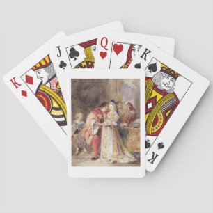 Baralho Portia e Bassanio, c.1826 (w/c, tinta marrom,