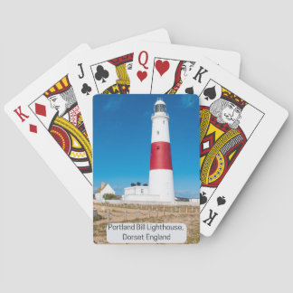 Baralho Portland Bill Lighthouse, cartões de jogar Dorset