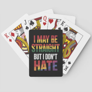 Baralho Posso ser Hetero, mas não odeio Orgulho gay LGBT