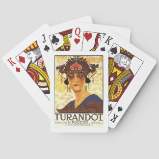 Baralho poster de 1926 - Turandot por Puccini