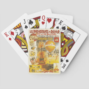 Baralho Poster de Feira Antiquada de Grande Fete