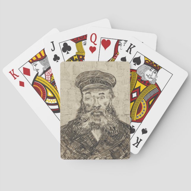 Baralho Postman Joseph Roulin (Sepia Sketch) (por van Gogh (Verso)