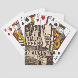 Baralho Posto de Sinal Direcional da Flórida