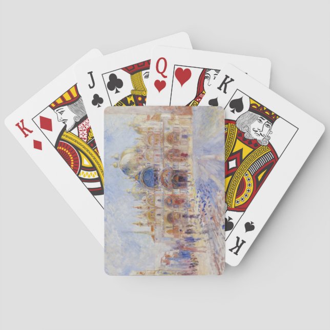 Baralho Praça da rua, Veneza (Piazza San Marco) (Verso)