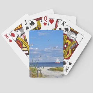 Baralho Praia da ilha de Sanibel