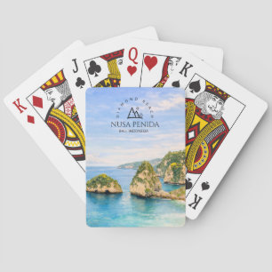 Baralho Praia de Diamante Bali Aquarela Mar Turquesa