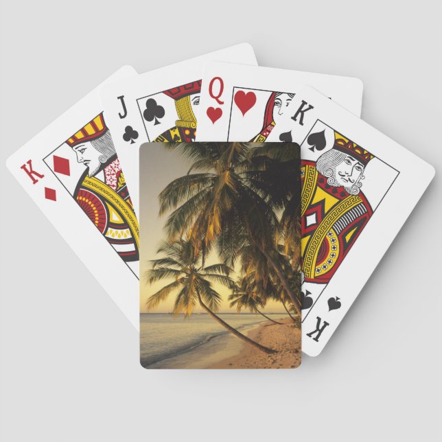 Baralho Praia no pôr do sol, Trinidad (Verso)