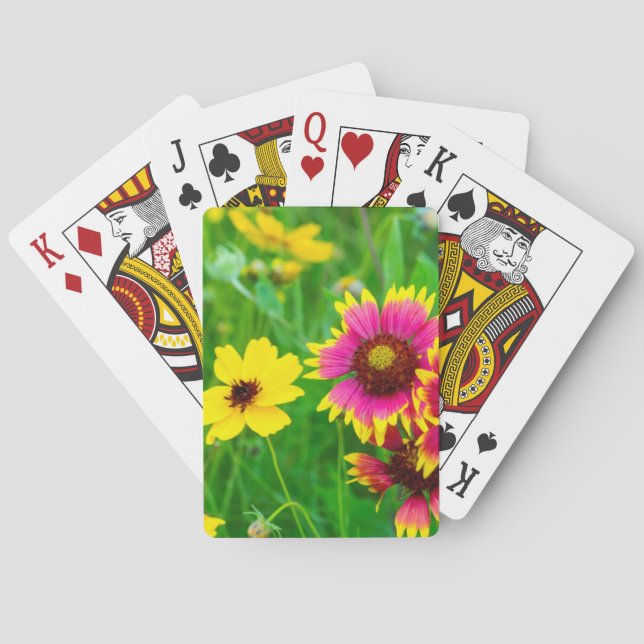 Baralho Prairie wilflower no Hill Country (Verso)