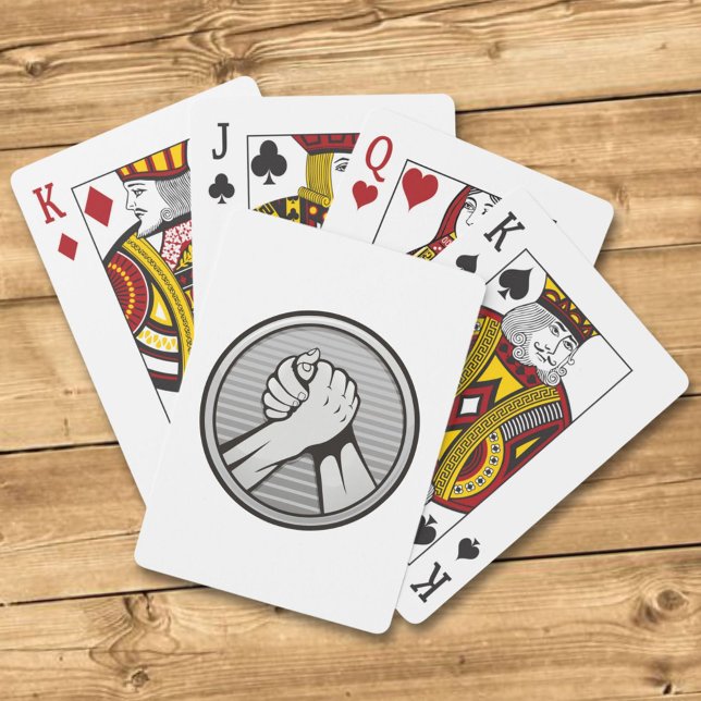 Baralho Prata da luta de braço (Criador carregado)