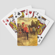 Presente antigo da plataforma da bicicleta da