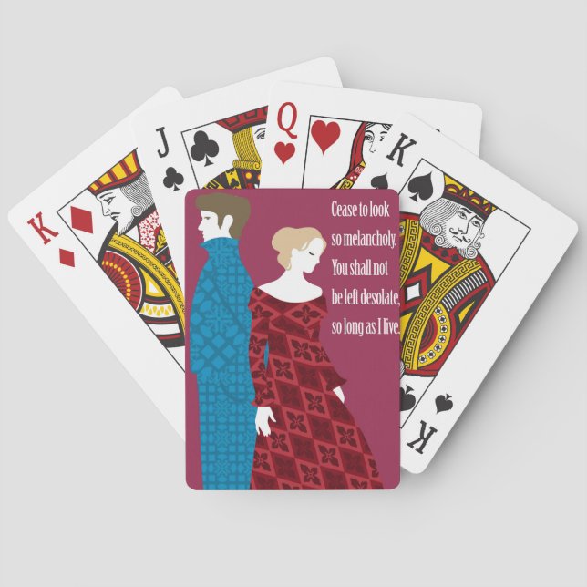 Baralho Presente de Charlotte Bronte "Jane Eire" com (Verso)