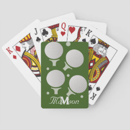 Baralho Presente de Dia de os pais de Golfe e Tee