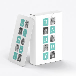 Baralho Presente de Dia de os pais Feliz para Foto de Cola