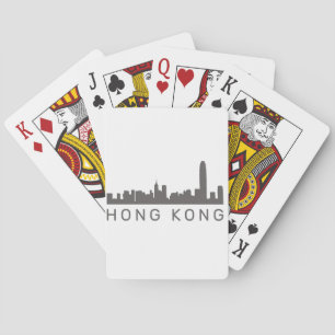 Baralho Presente do HK Skyline em Hong Kong
