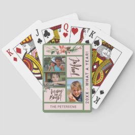 Baralho Presente elegante do script de colagem de fotos da