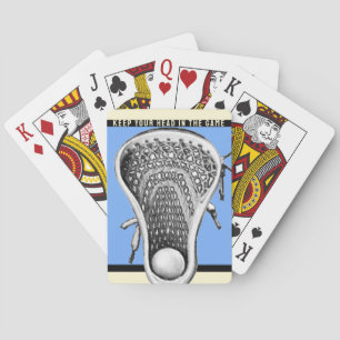 Baralho Presente Engraçado de Lacrosse