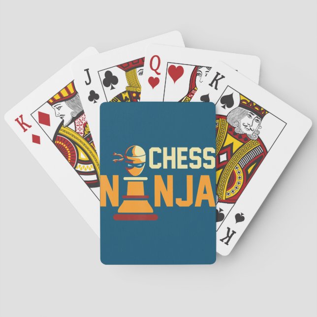 Baralho Presente legal Chess Ninja Chess (Verso)