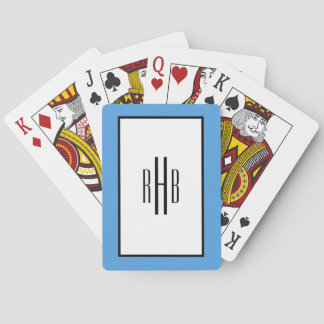Baralho Presente Monogrammed do póquer dos cartões de jogo