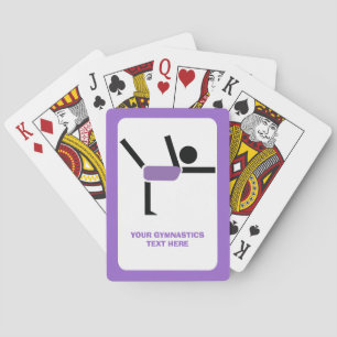 Baralho Presentes de ginástica, ginasta personalizado
