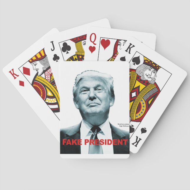 Baralho Presidente Falso (Trump) (Verso)