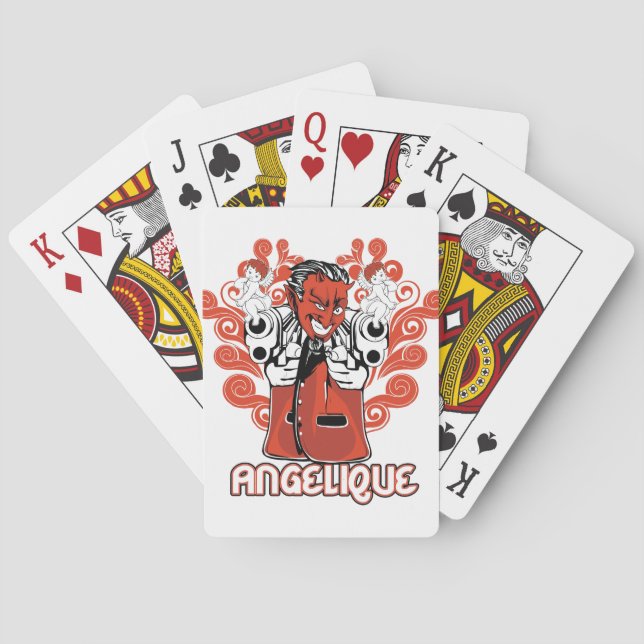 Baralho preto angeliano (Verso)