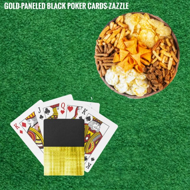 Baralho Preto Panelado Dourado (Criador carregado)