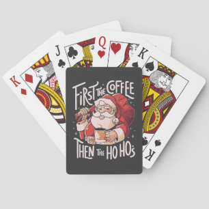 Baralho Primeiro Café, Depois os Ho Hos Natal Papai Noel
