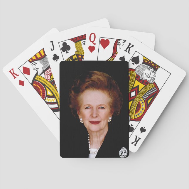 Baralho Primeiro ministro Margaret Thatcher (Verso)