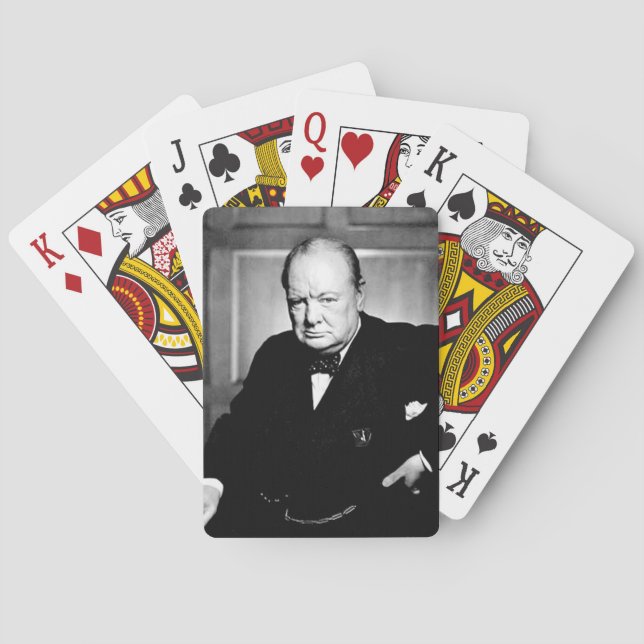 Baralho Primeiro ministro Winston Churchill (Verso)