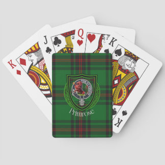 Baralho Primrose Scottish Clan Tartan & Crest